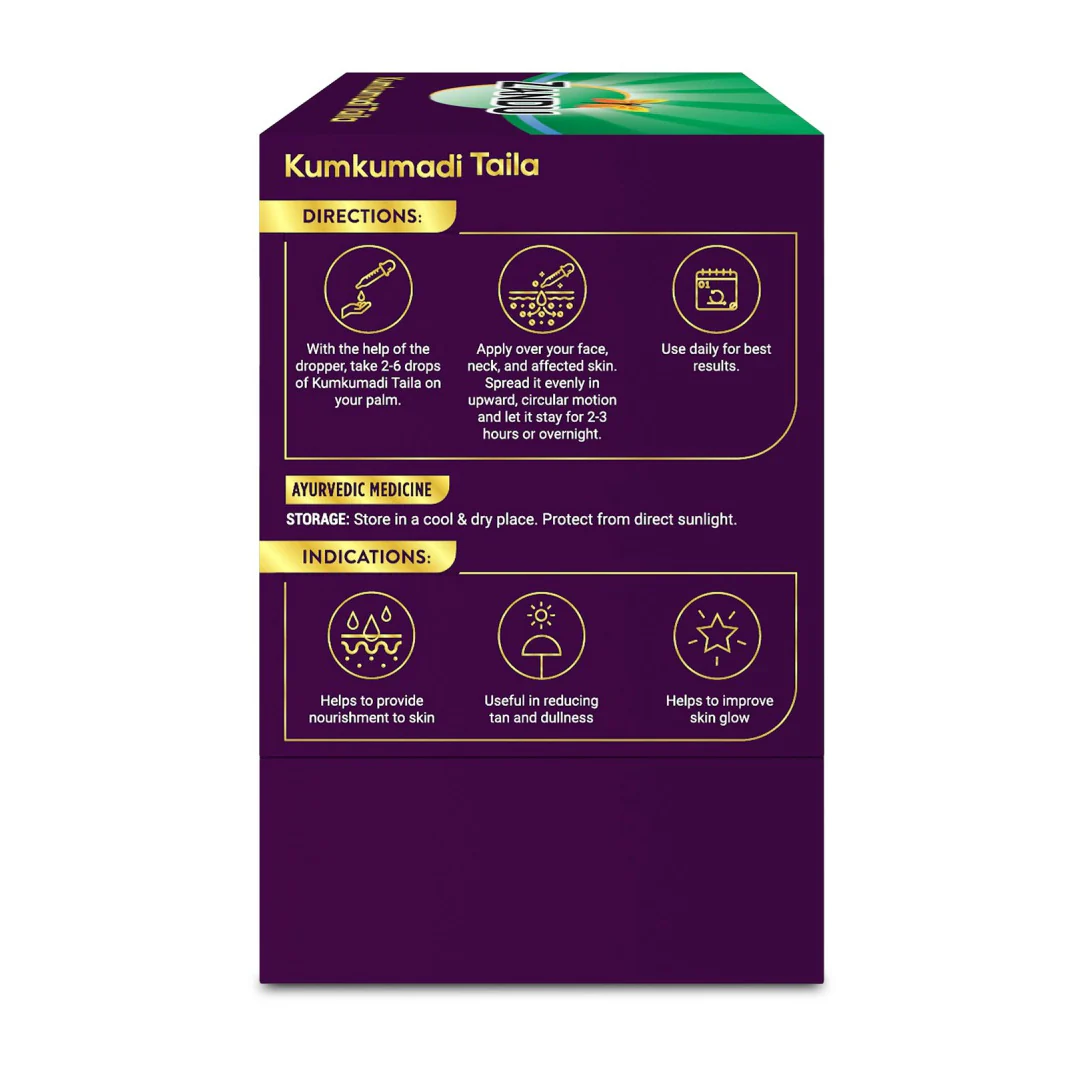 Zandu Kumkumadi Facial Massage Oil - Image 9