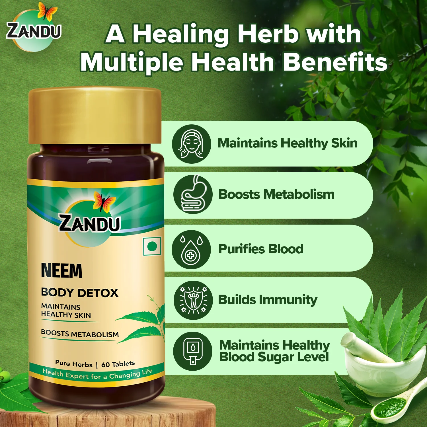 Zandu Neem Tablets - Image 3