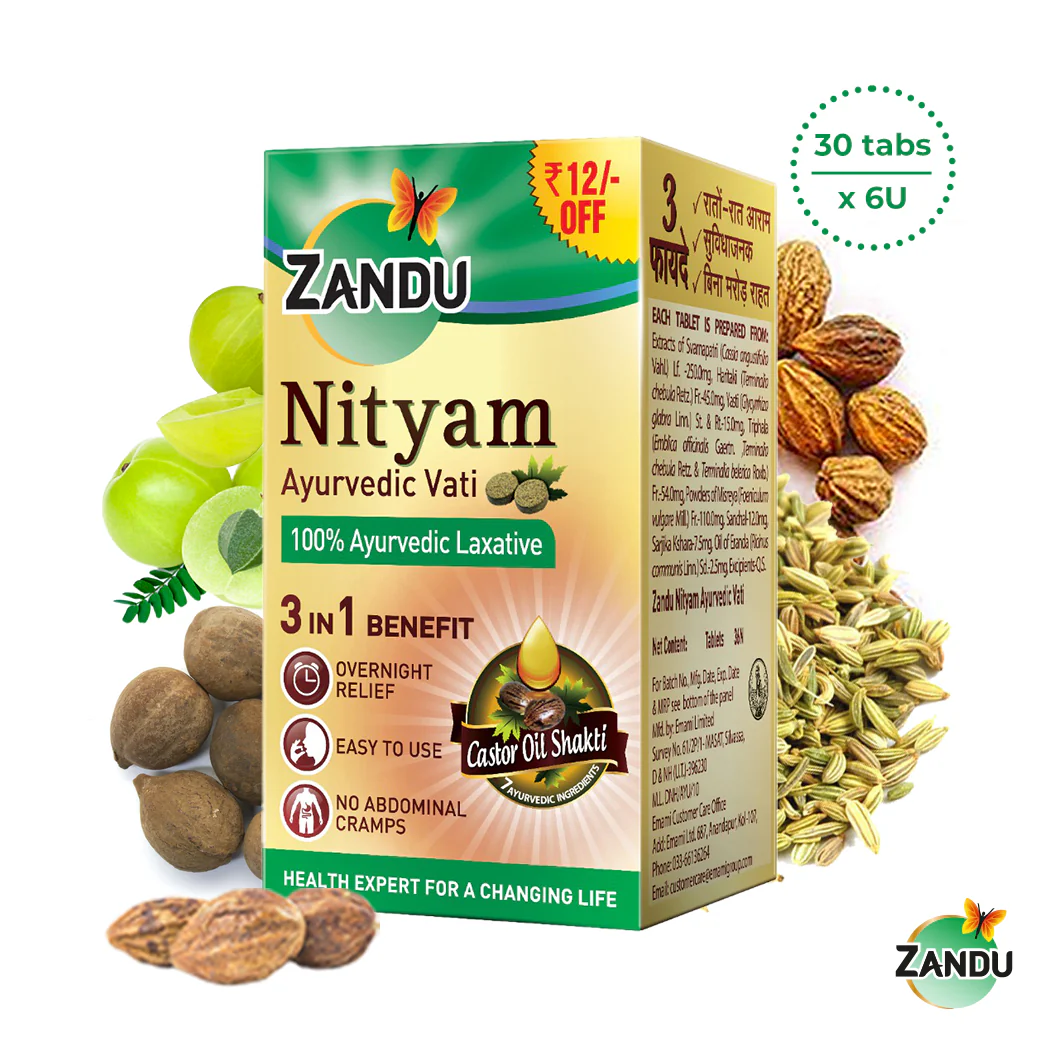 Zandu Nityam Vati Ayurvedic Tablets - Image 3