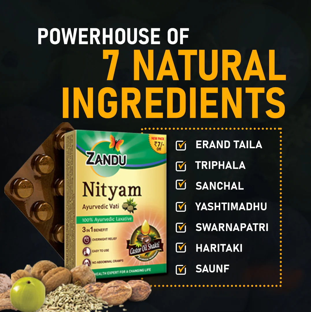 Zandu Nityam Vati Ayurvedic Tablets - Image 6