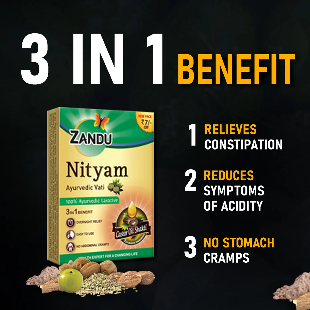 Zandu Nityam Vati Ayurvedic Tablets - Image 7