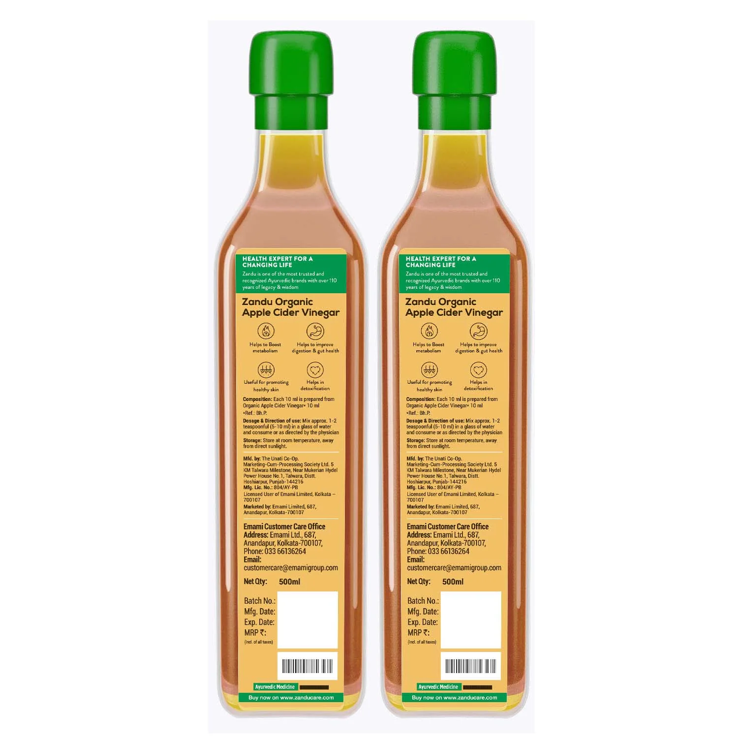 Zandu Organic Apple Cider Vinegar - Image 12