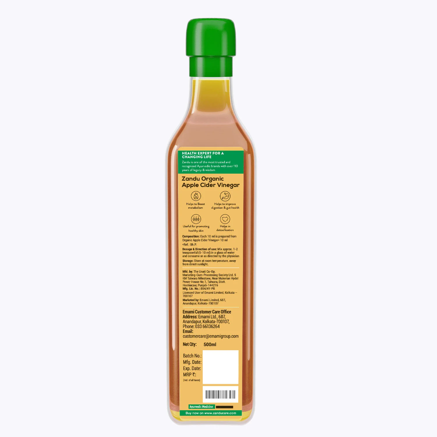 Zandu Organic Apple Cider Vinegar - Image 13