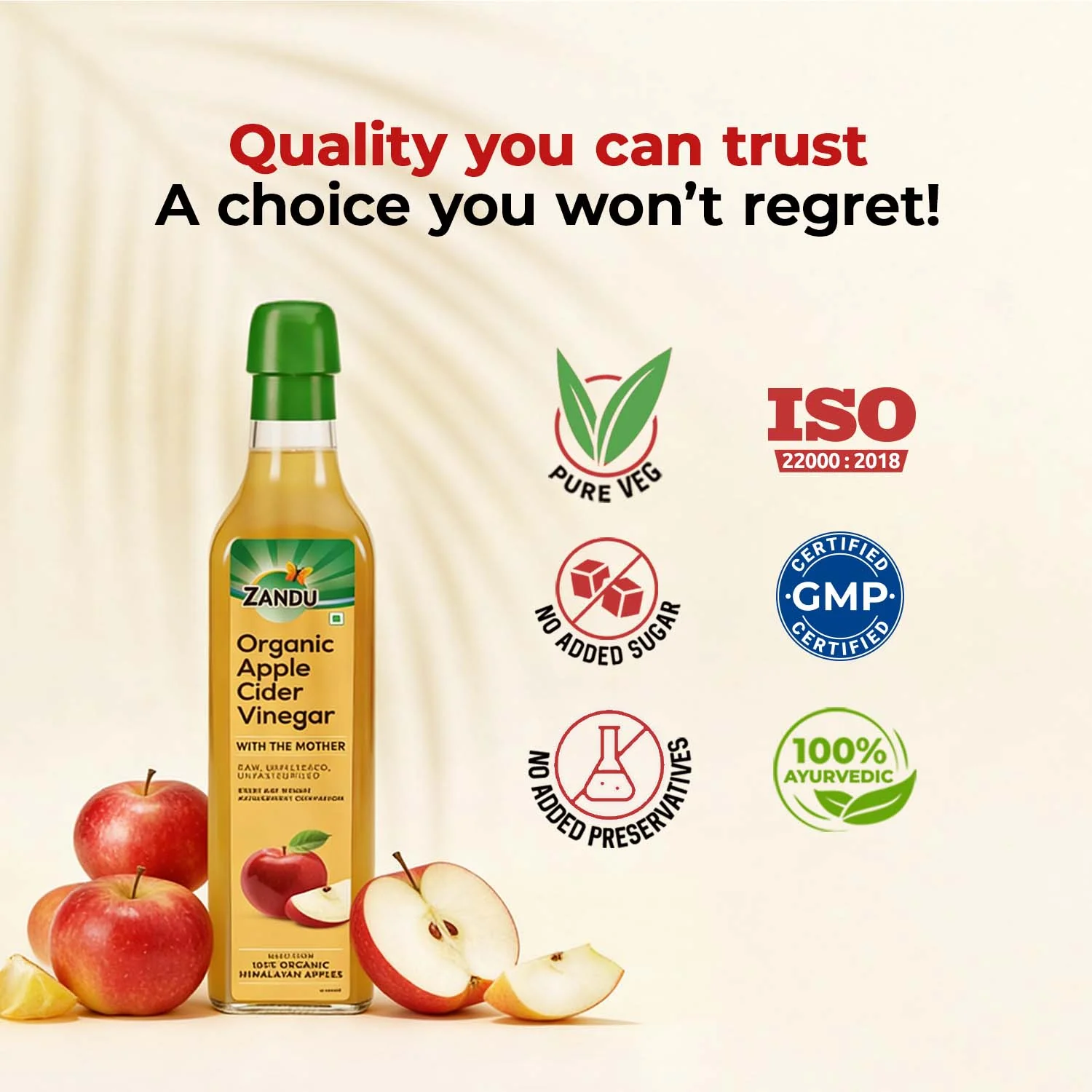 Zandu Organic Apple Cider Vinegar - Image 8