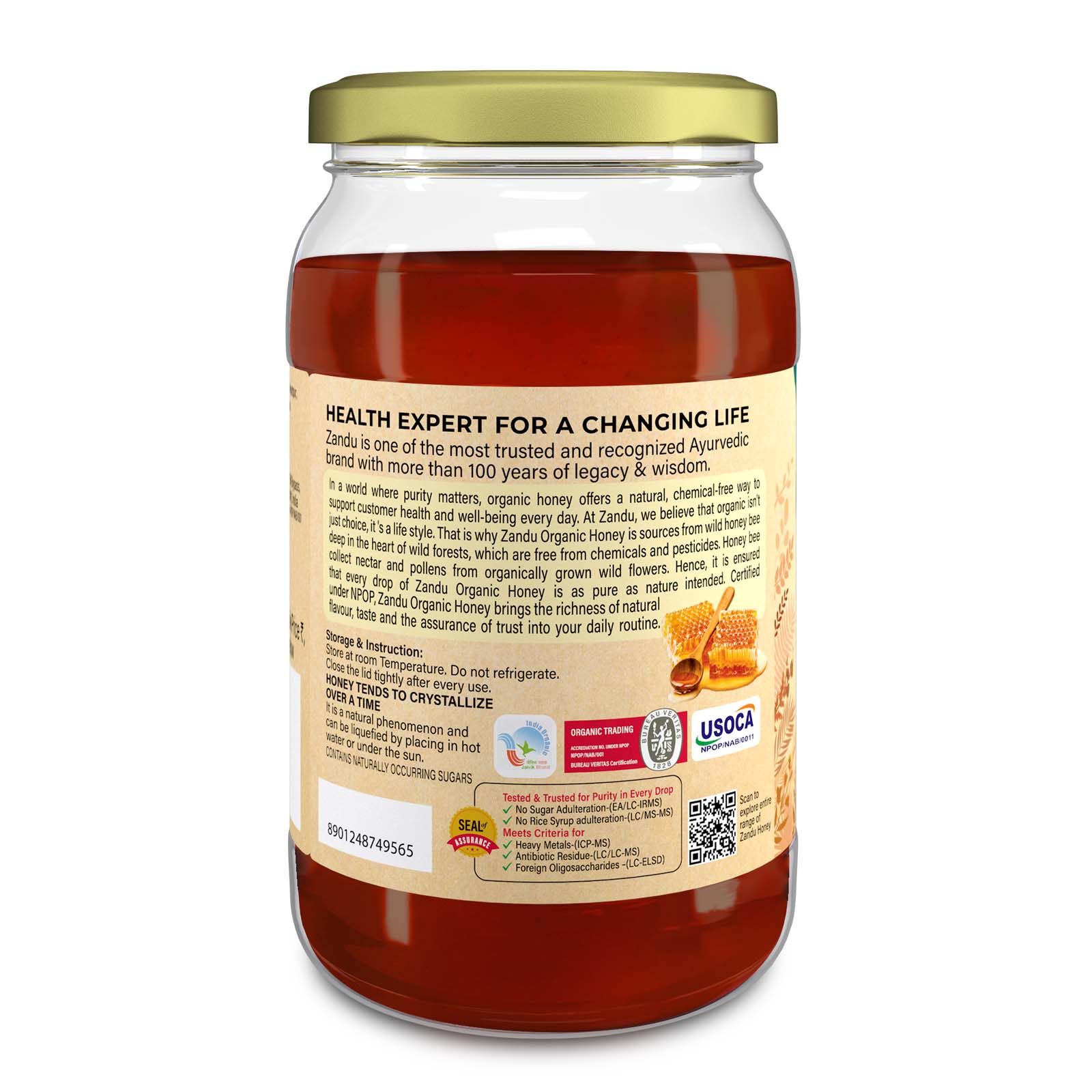 Zandu Organic Honey (Sourced from Wild Forests) - Image 10