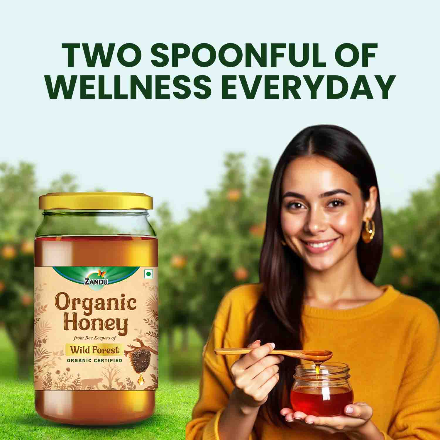 Zandu Organic Honey (Sourced from Wild Forests) - Image 7