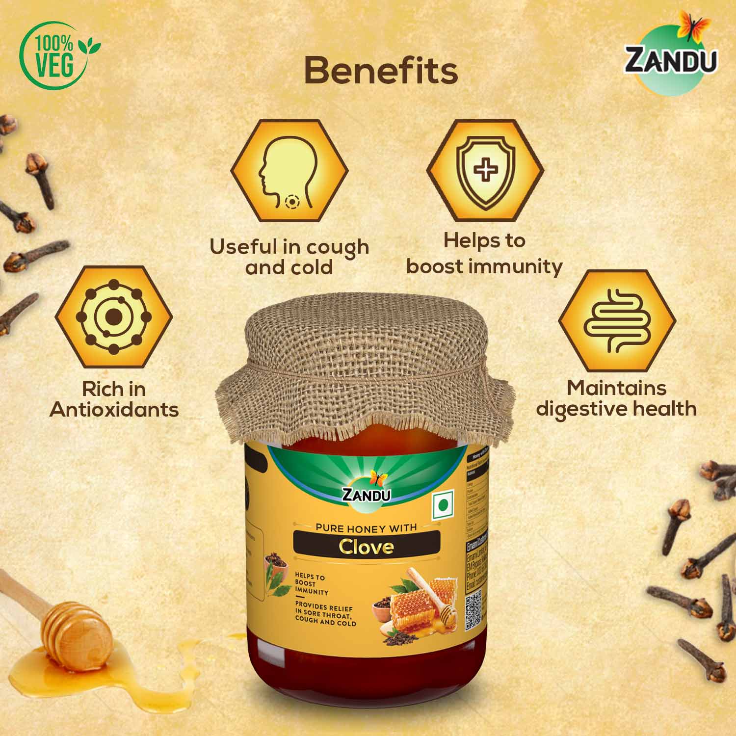 Zandu Clove Honey - Image 3