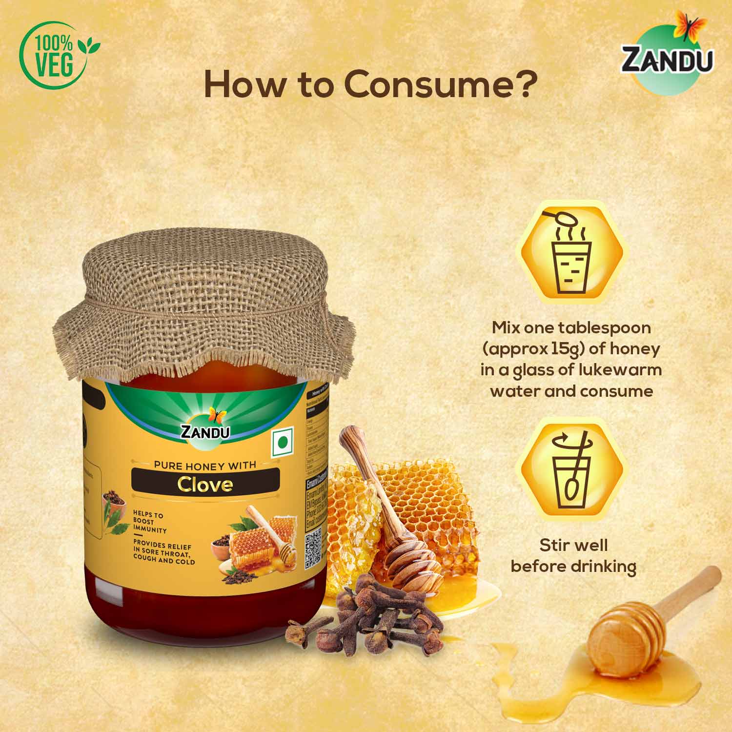 Zandu Clove Honey - Image 6