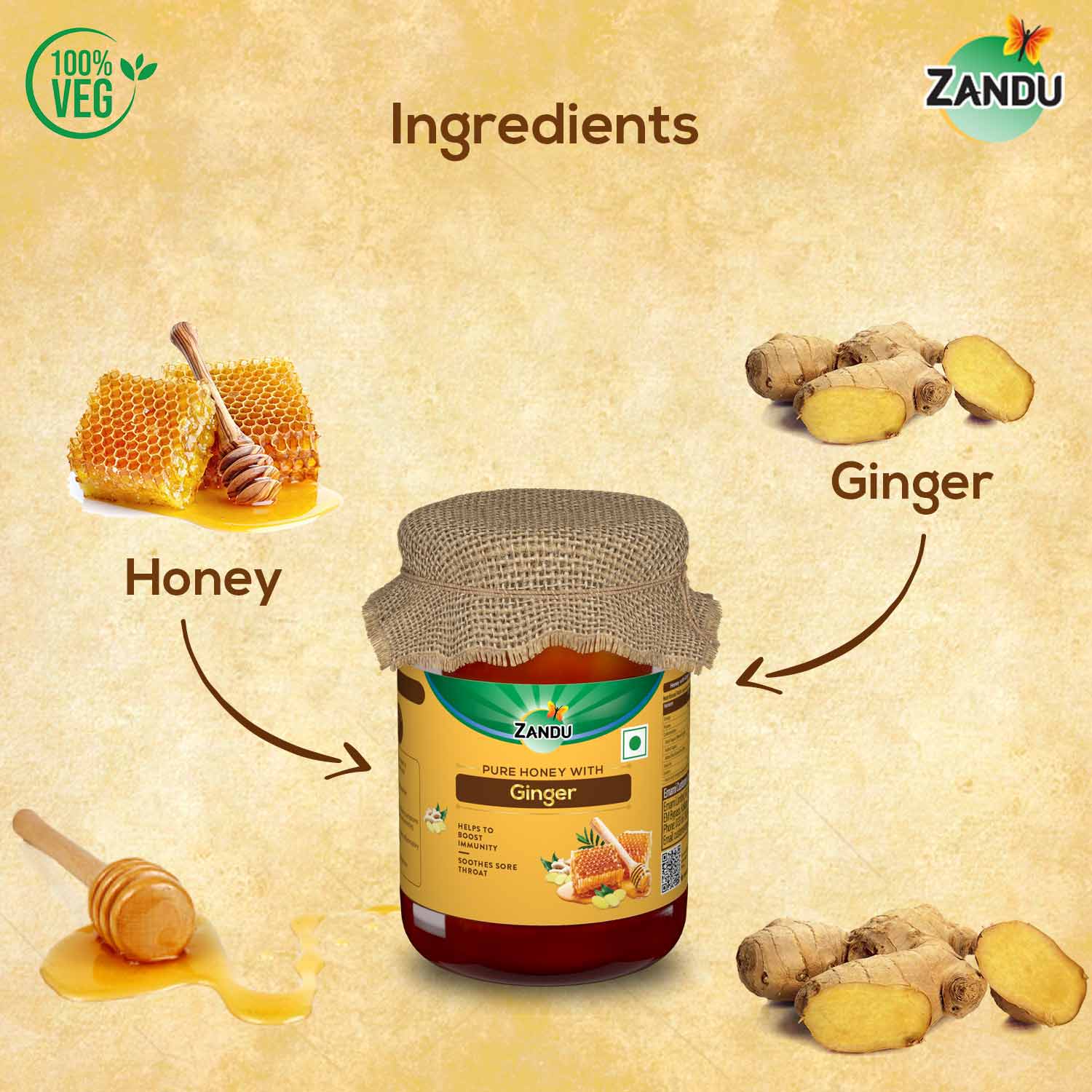 Zandu Ginger Honey - Image 5
