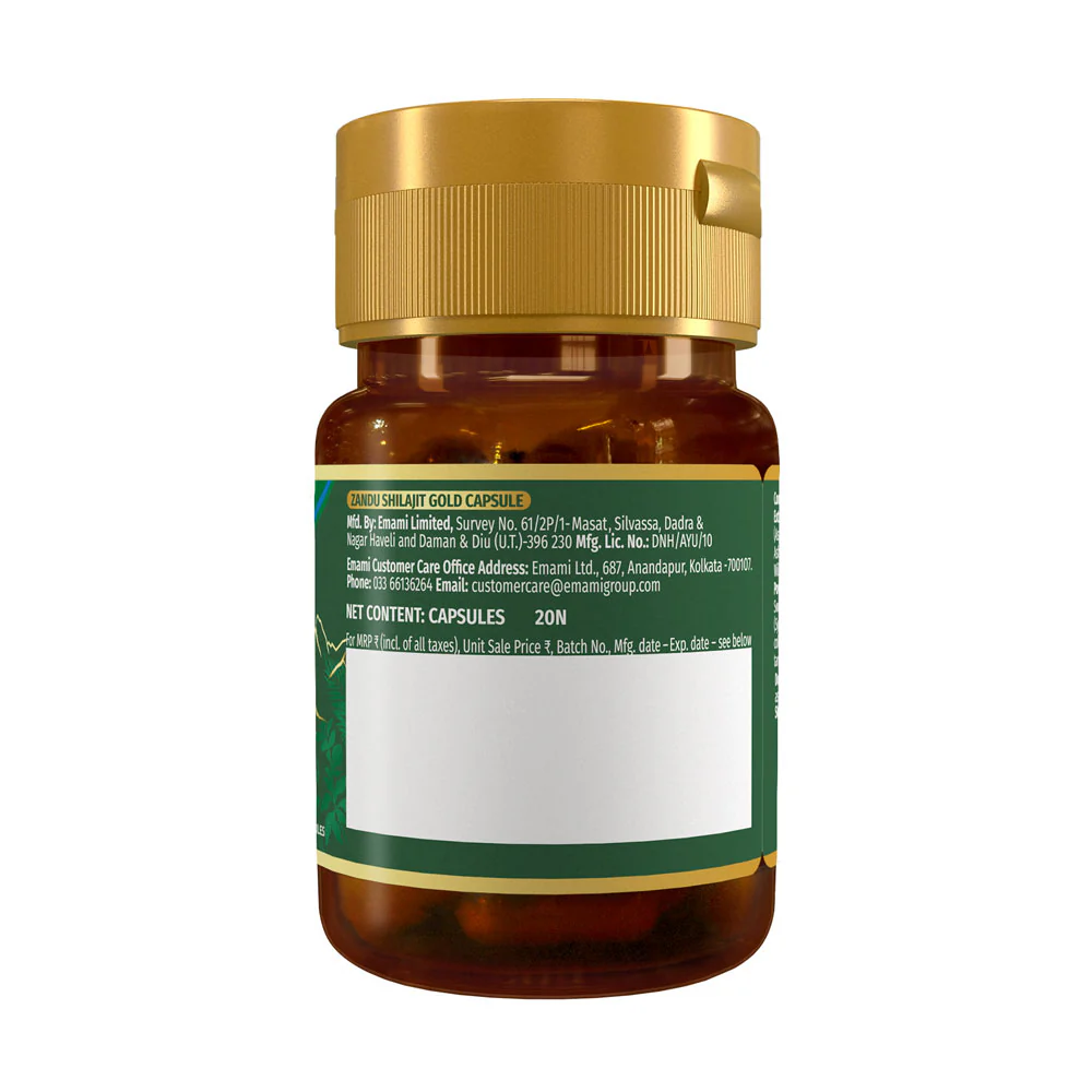 Zandu Shilajit Gold Plus Capsules - Image 13