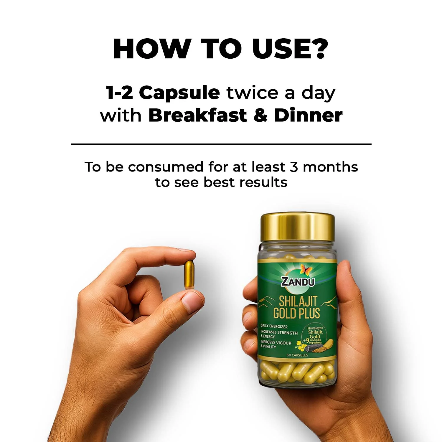 Zandu Shilajit Gold Plus Capsules - Image 6