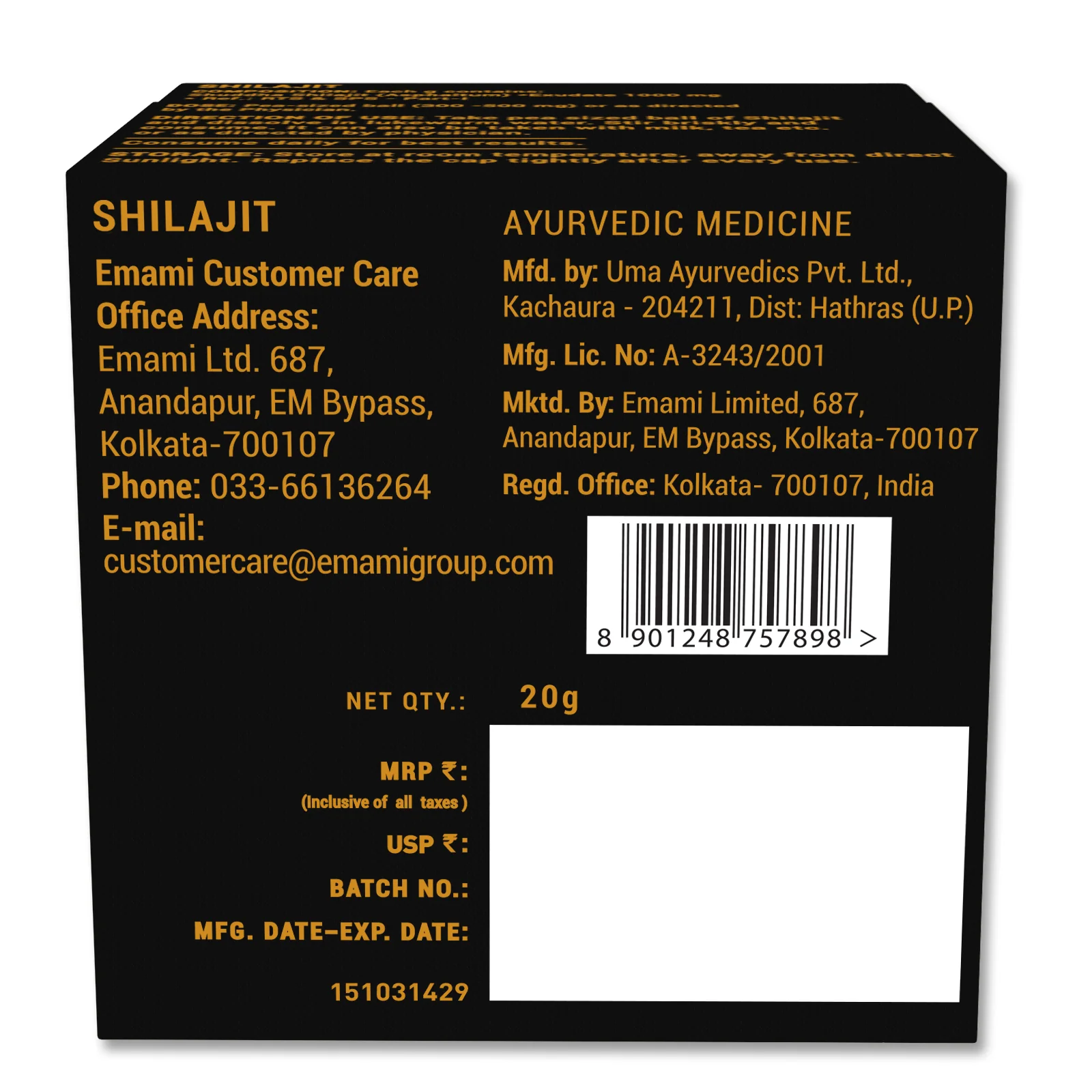Zandu Himalayan Shilajit Resin - Image 22