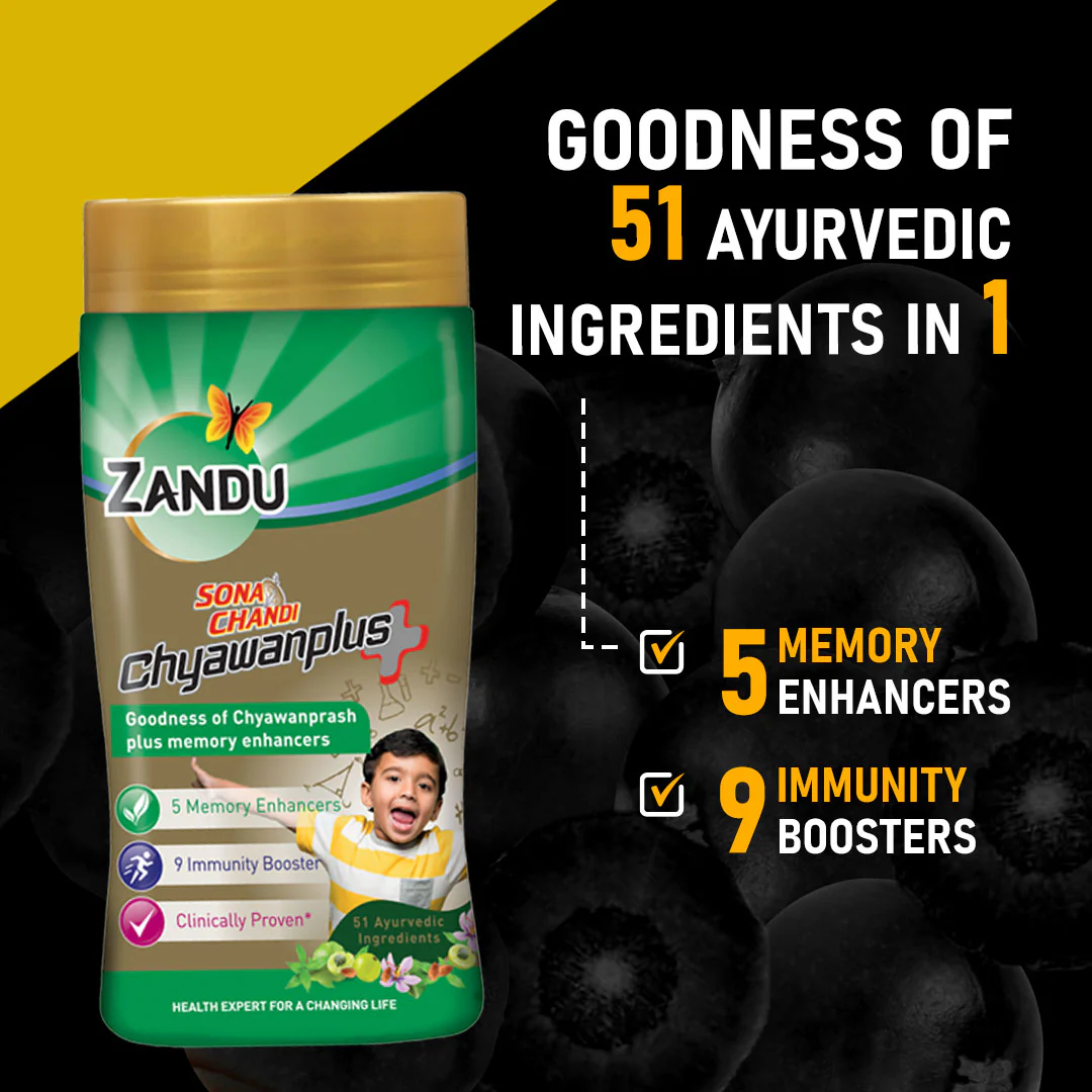 Zandu Sona Chandi Chyawanplus for Kids - Image 4