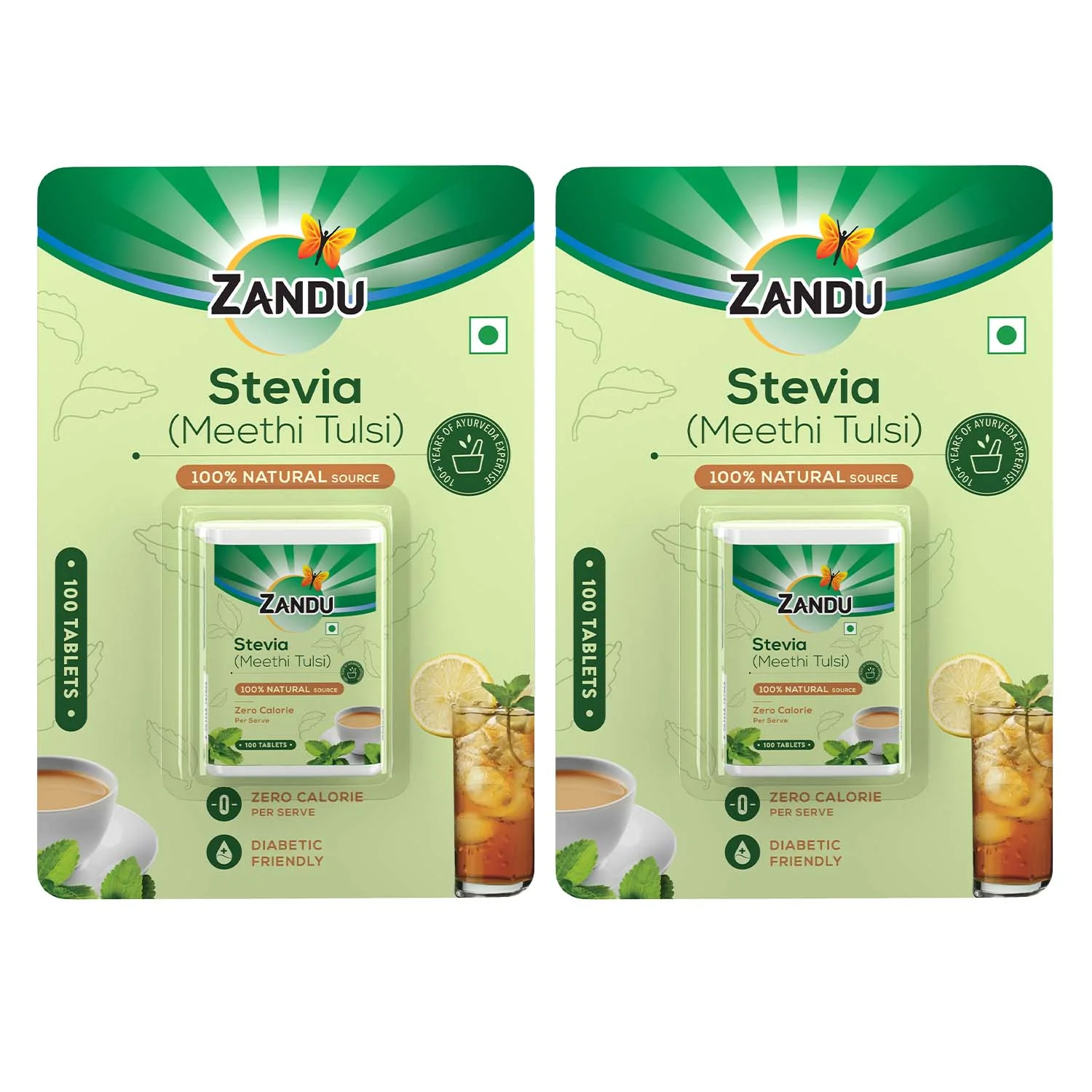 Zandu Stevia Tablets (Meethi Tulsi) - Image 6