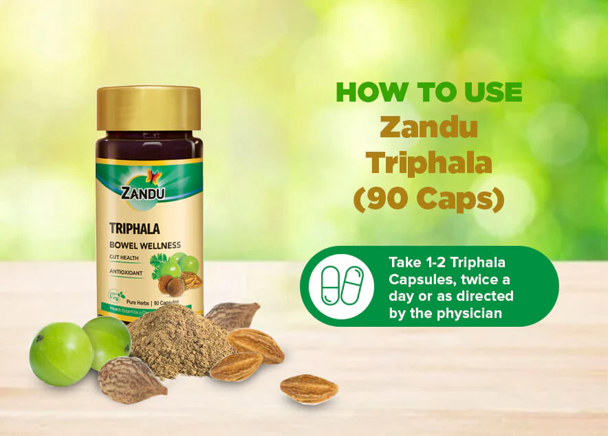 Zandu Pure Triphala Capsules - Image 6