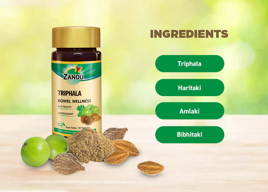 Zandu Pure Triphala Capsules - Image 7