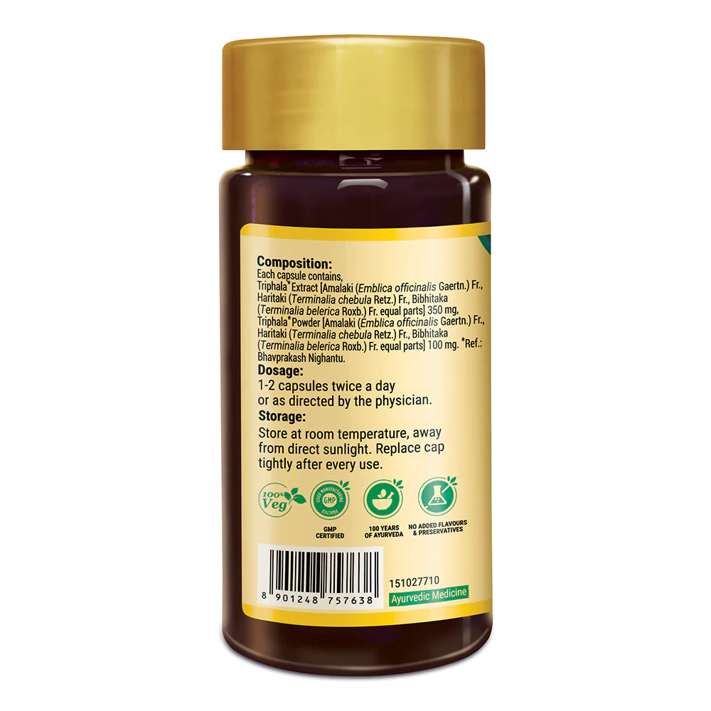 Zandu Pure Triphala Capsules - Image 9