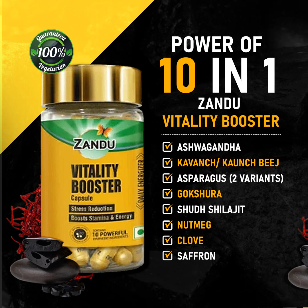 Zandu Vitality Booster Caps - Image 5